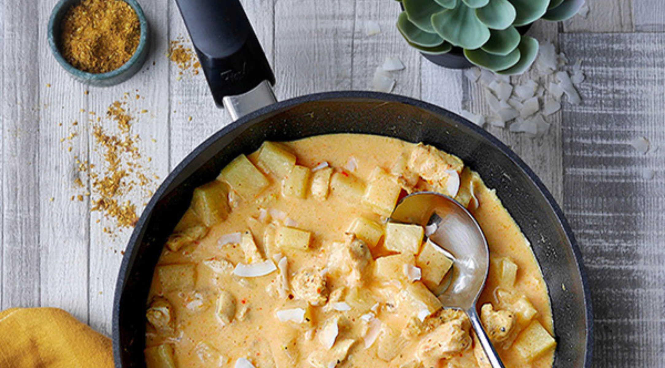 Hähnchen-Ananas-Curry