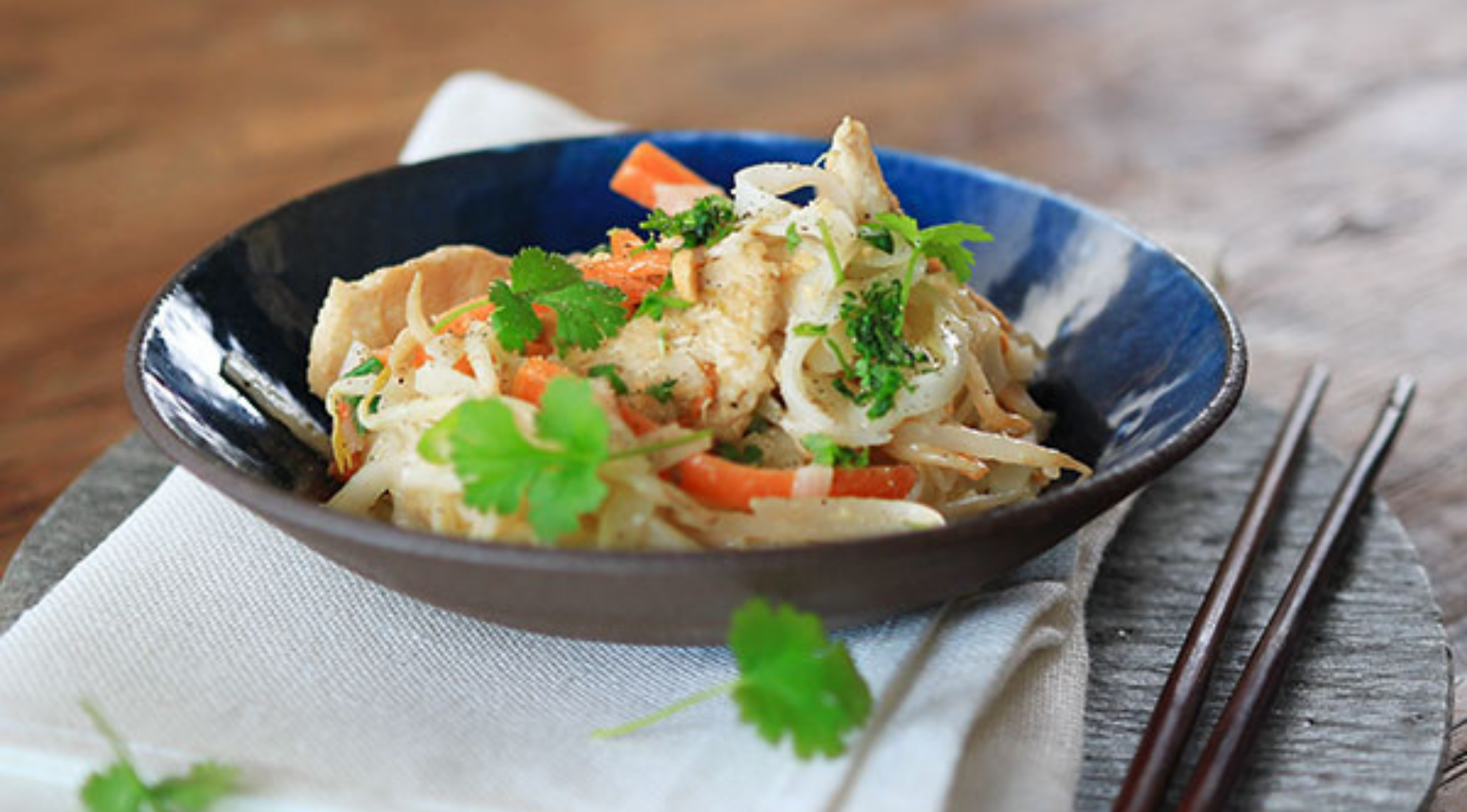 Pad Thai mit Hühnchenbrust