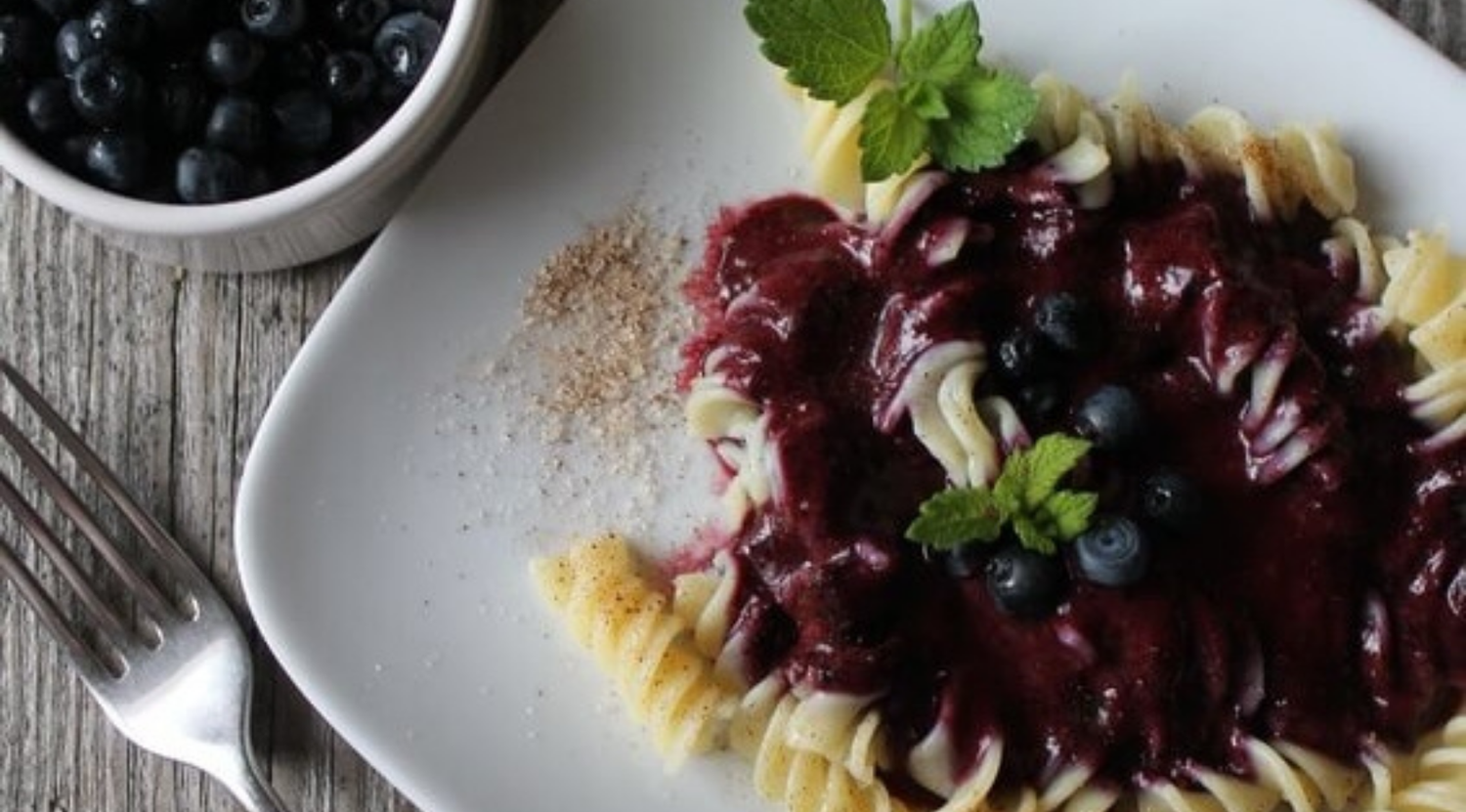 Pasta mit Beeren – ein überraschendes Duo
