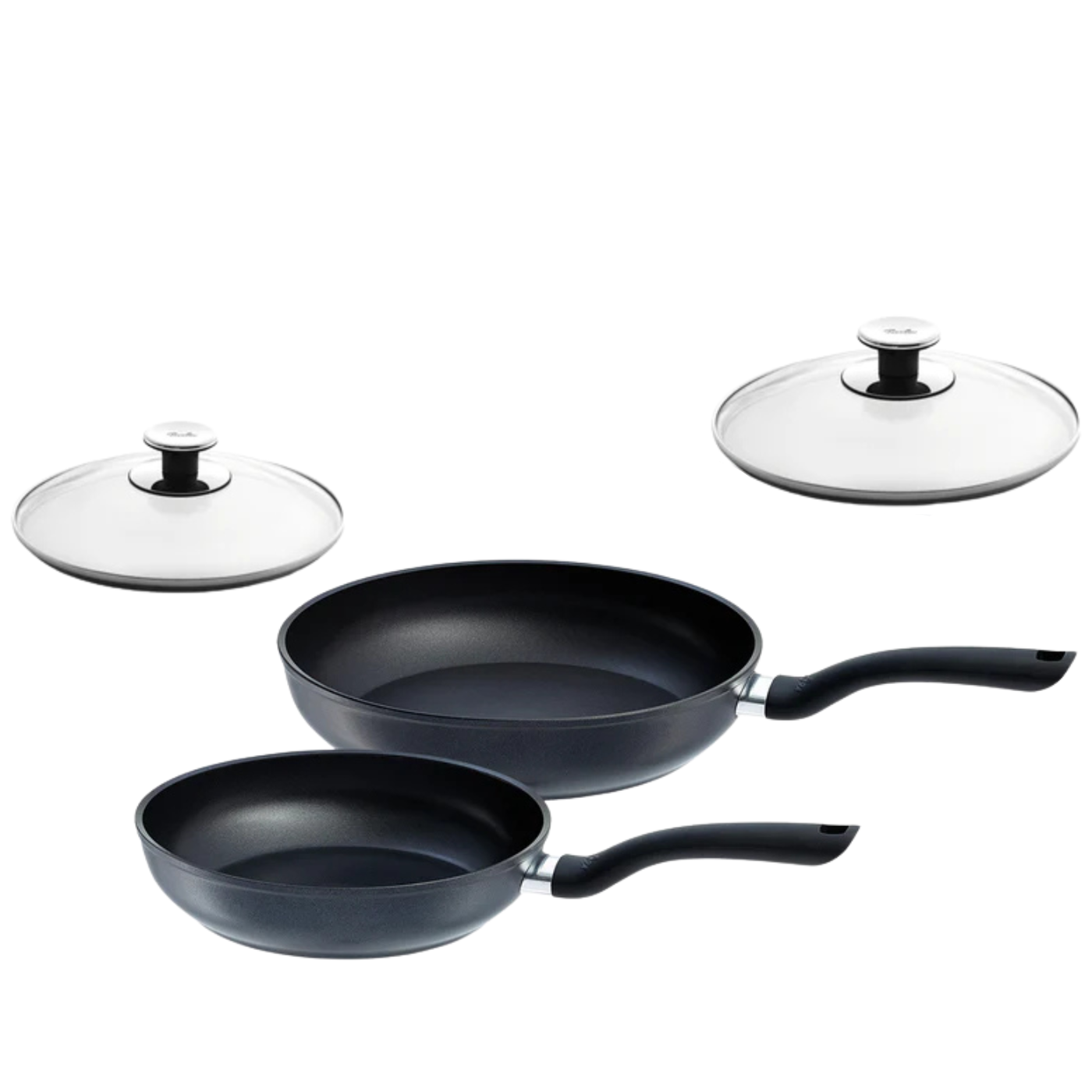 Cenit® Induction Pan Set, 2-piece with glass lids