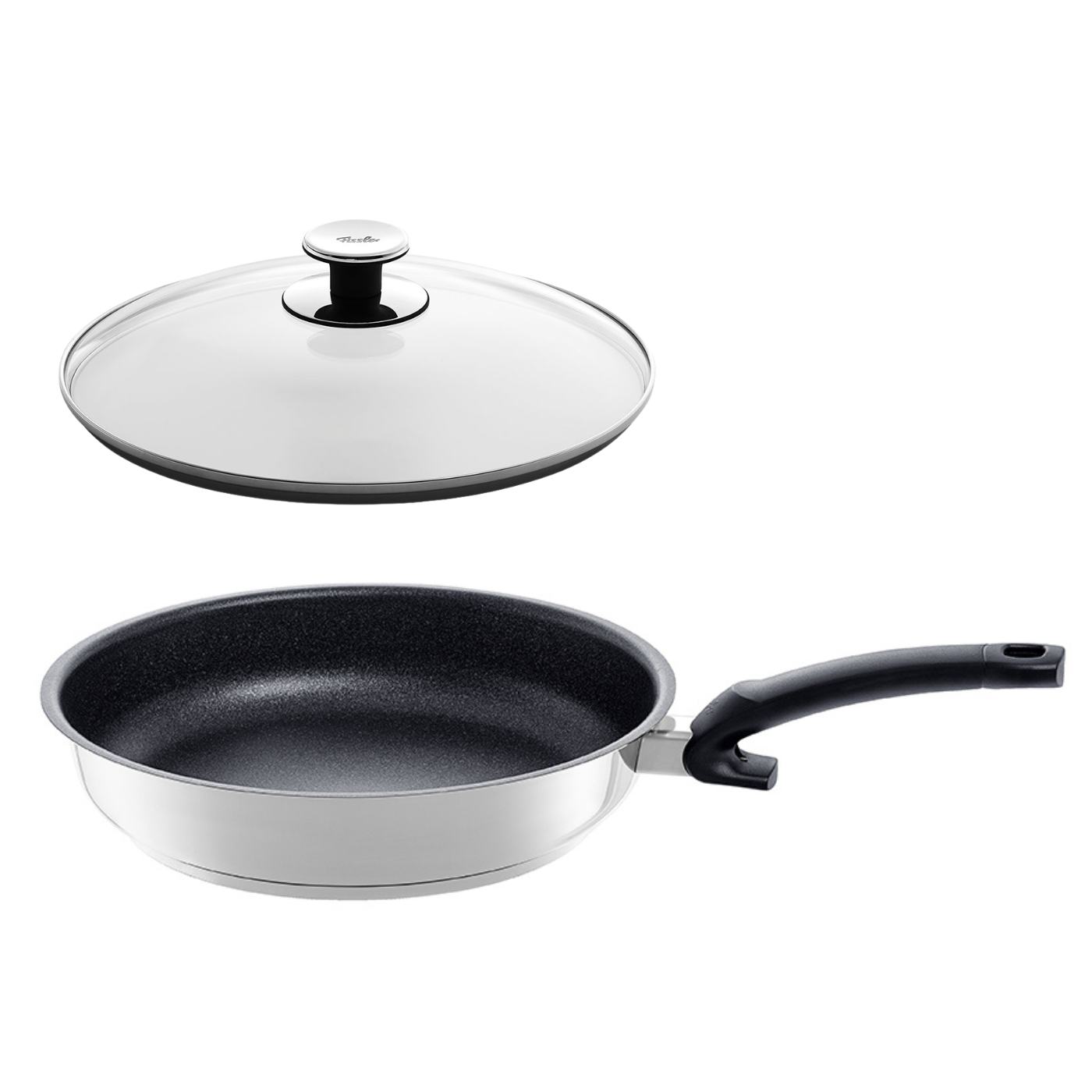 Adamant® Premium 24cm frying pan with glass lid
