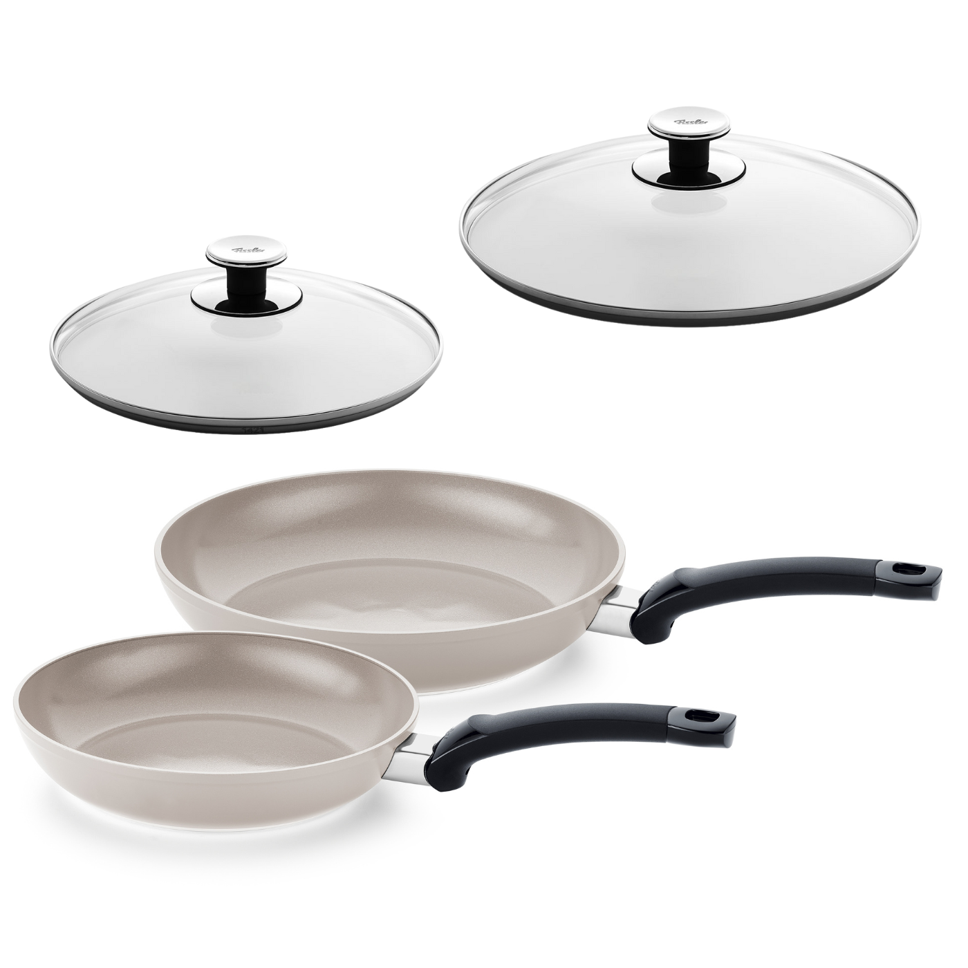 Ceratal® Classic Set 2 pieces. 24cm+28cm with glass lids