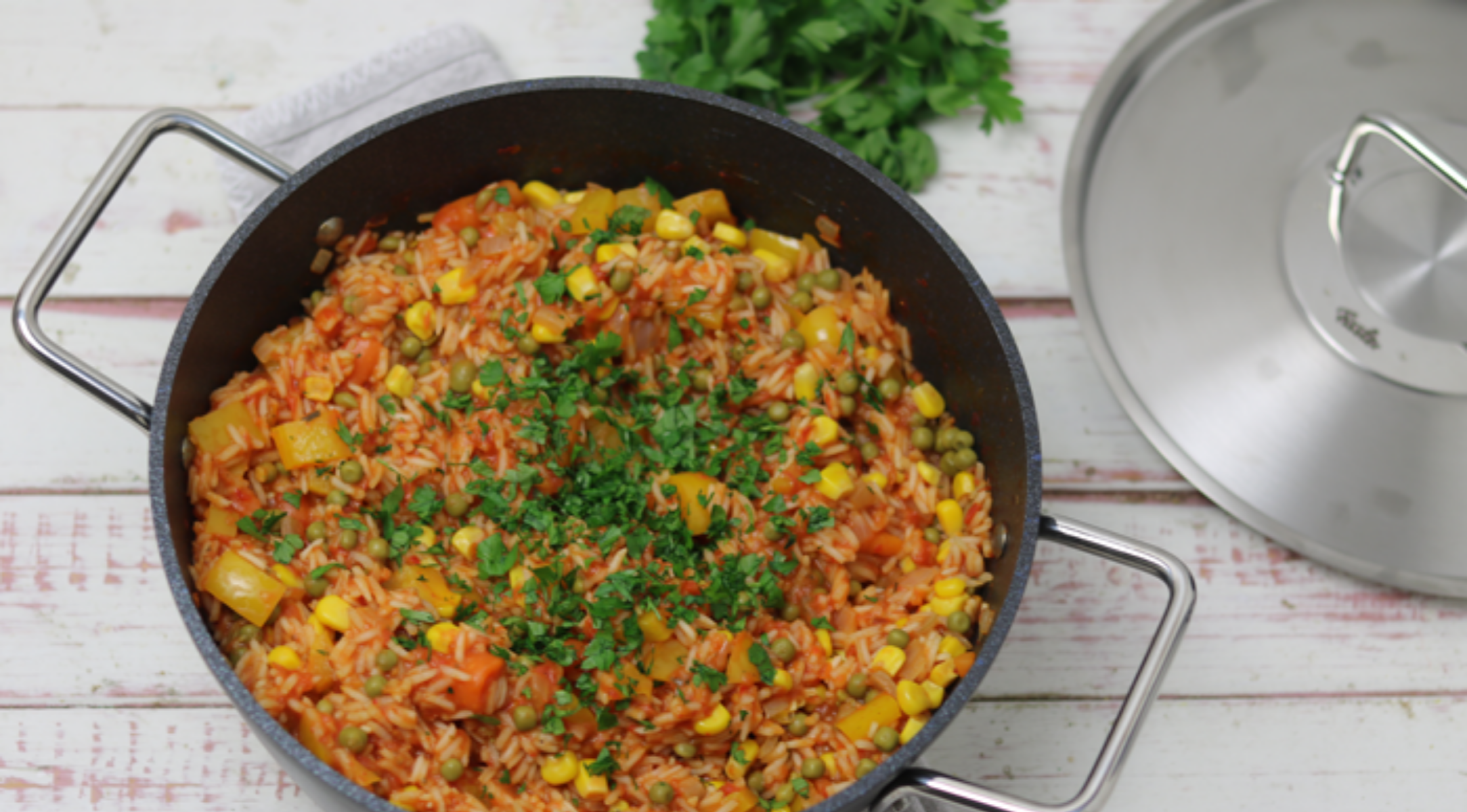 Bunter One Pot Gemüsereis