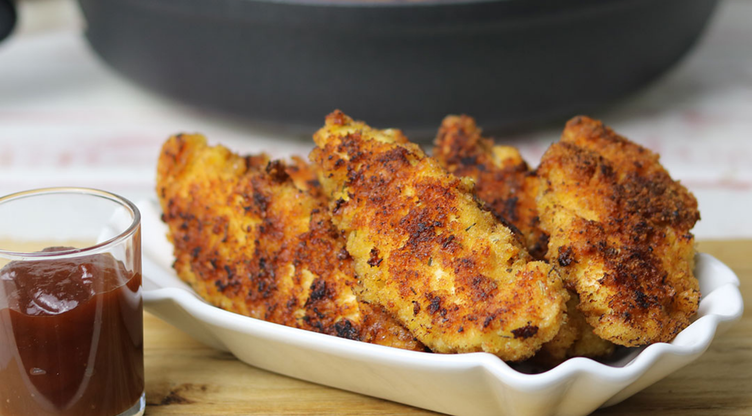 Crispy Chicken Sticks in der adamant® Pfanne