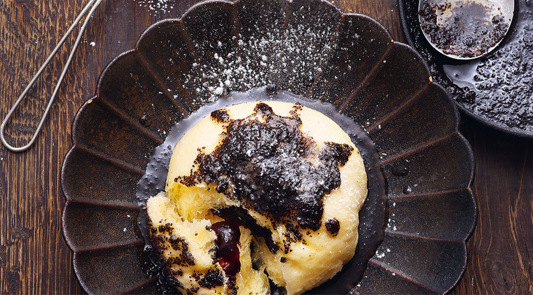 Germknödel mit Mohn