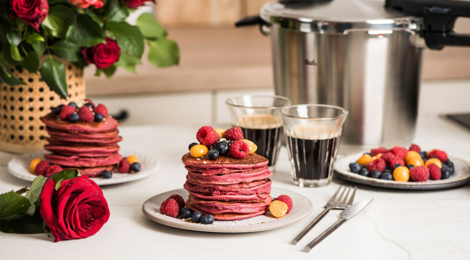 Rote Beete Pancakes
